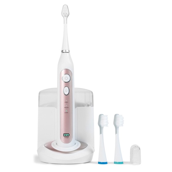 DAZZLEPRO Elite Sonic Toothbrush with UV Sanitizing Charging Base, Rose Gold - Picture 1 of 5